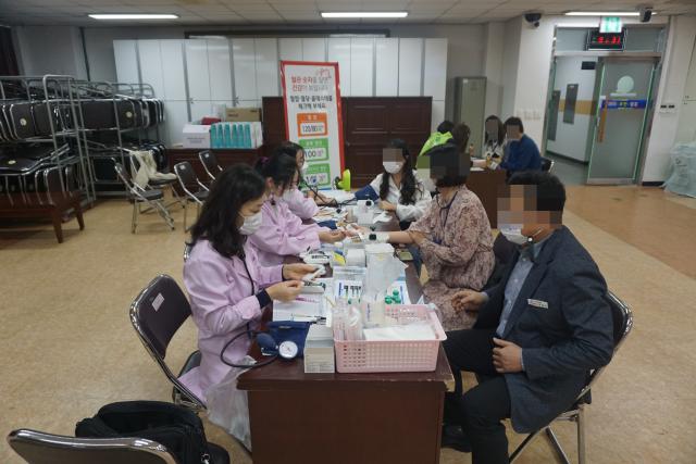 2020년 10월 15일 고창군청 2회차 금연 및 혈관건강캠프 캠페인 관련사진