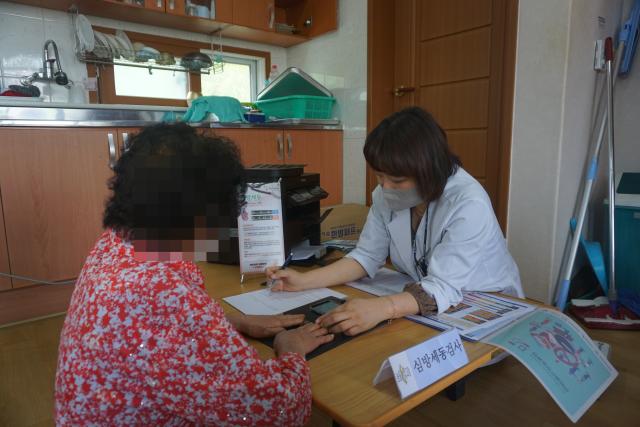 2021년 4월 27일 지역사회 제8차 고창군 성내면 외일마을 혈관건강캠프 캠페인 관련사진